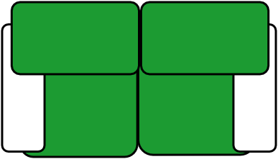 Canapé 2 places BAMBOU