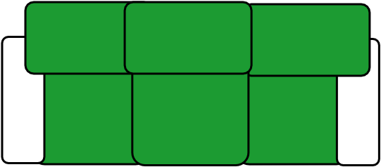 Canapé 3 places BAMBOU