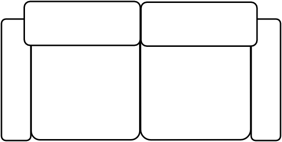 Sofa 3 Plätze