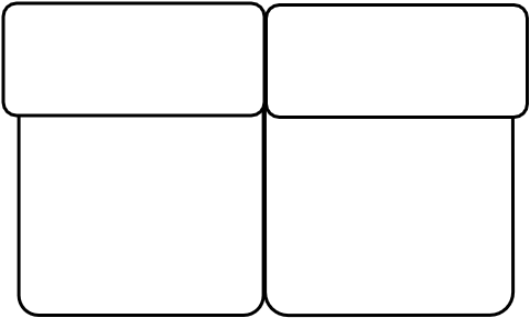 Canapé 2 places mll