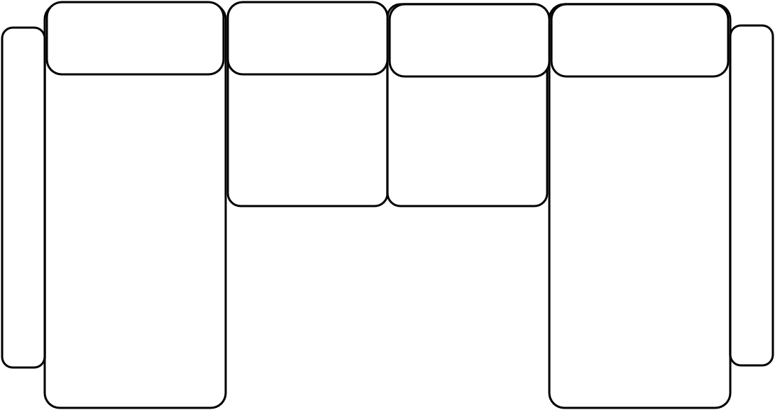 Canapé U