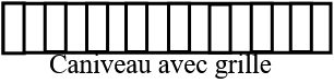 Caniveau avec grille