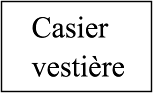casier vestière
