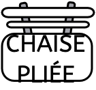 Chaise PLIÉE