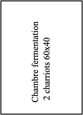 Chambre fermentation  2 charriots 60x40