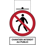 Construction site: no public access