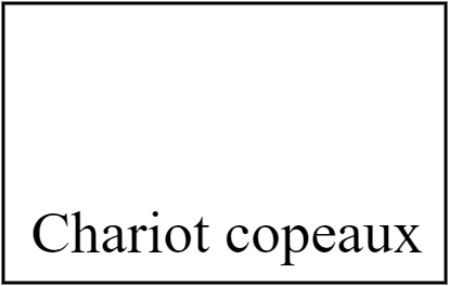 Chariot copeaux