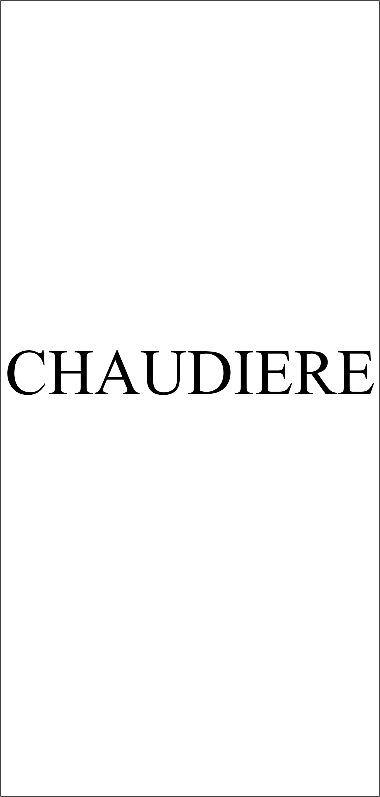 CHAUDIERE