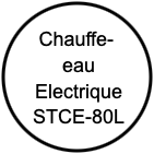 Chauffe-  eau Electrique STCE-80L
