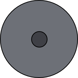 Cheminée centrale ronde