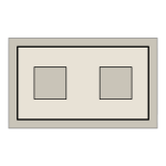 Chimney, 2 flues