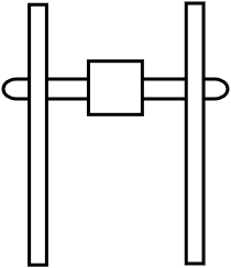 Chevalet sur roulette larg 68 x p 79 x H 183