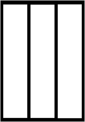 Cloison atelier de face 90/130