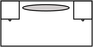 Coiffeuse 100 X 50 cm