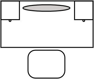 Coiffeuse 100 X 50 cm