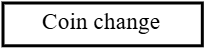 coin change