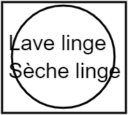 Colonne lave linge + sèche linge