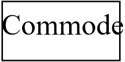 Commode chambre