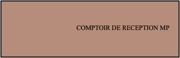 COMPTOIR DE RECEPTION MP