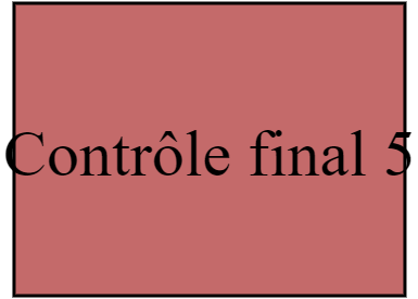 Contrôle final 5