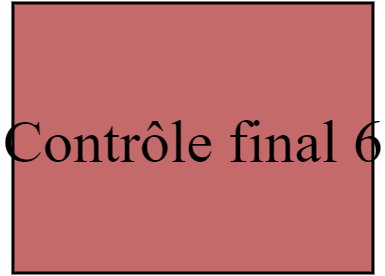 Contrôle final 6