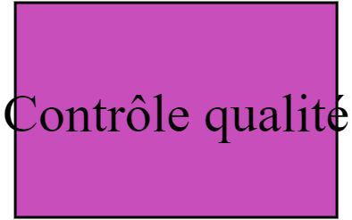 Contrôle qualité