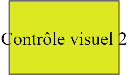 Contrôle visuel 2