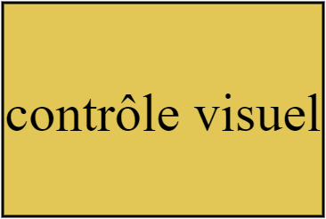 contrôle visuel