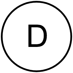 COTATION LETTER D
