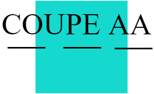 COUPE AA 1
