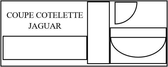 Coupe Cotelette JAGUAR 2