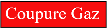 Coupure gaz