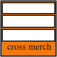 cross merch vente