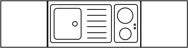 Cuisine équipée 240