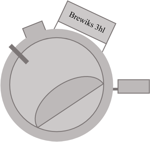 Cuve empatage / ébullition 3HL