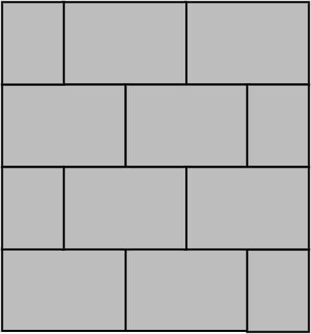 Dalle Birken 150cm droit