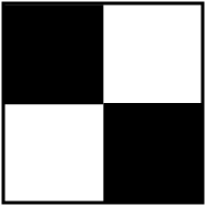 Dalle noir et blanche