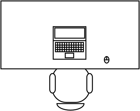 Desk 148x73 cm Glasholm