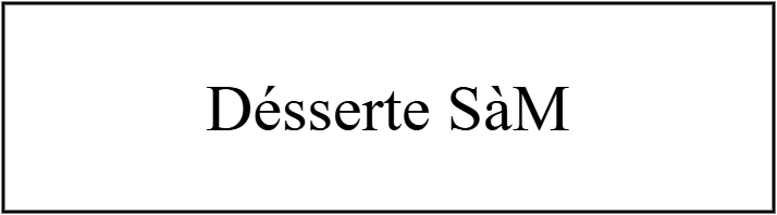 Désserte sam