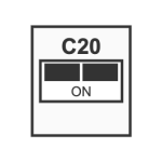 Breaker C20 2P