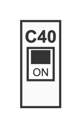 Breaker C40 1P+N