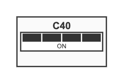 Disjuntor C40 3P+N