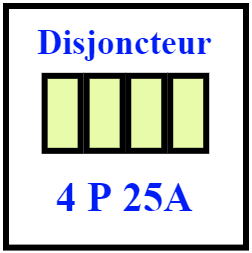 Disjoncteur 4P 32A