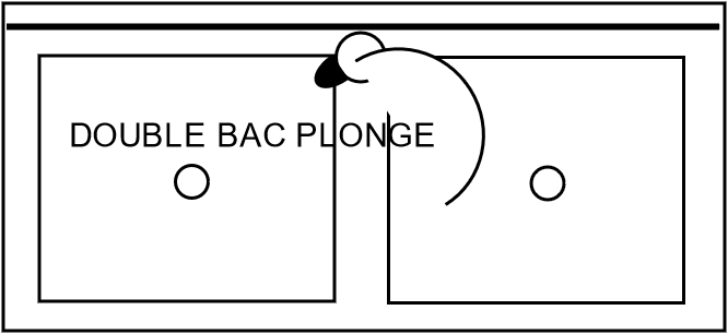 Double bac Plonge Batterie