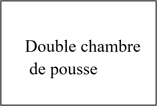 double chambre de pousse