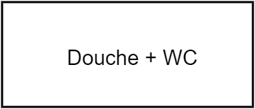 douche + wc