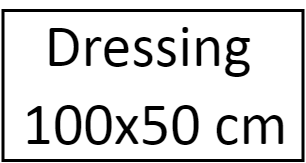 Dressing 100x50