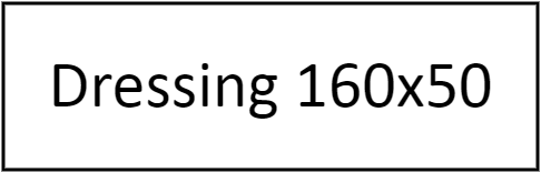 Dressing 160x50