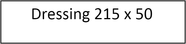 Dressing 215x50
