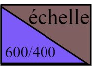 échelle 600/400